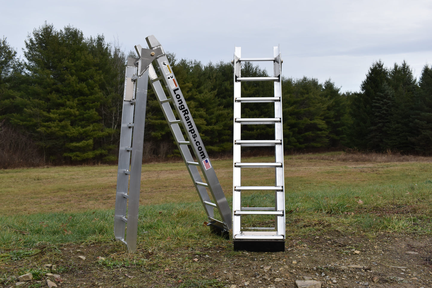 aluminum atv ramp 9.5 foot mill finish