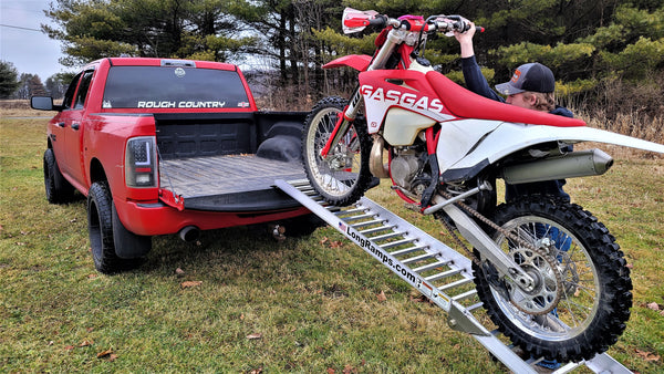 Automatic motorcycle online ramp for truck