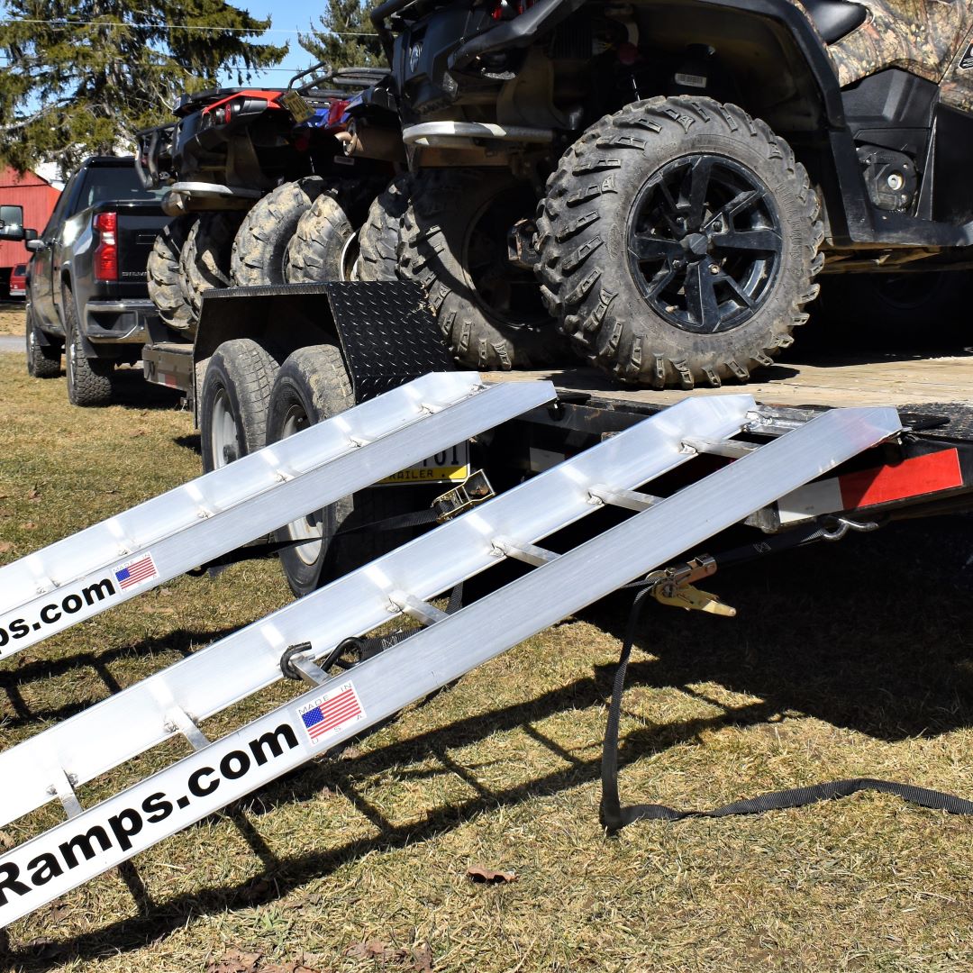 truck trailer with ramps