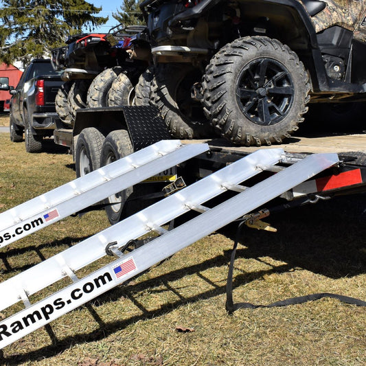 truck trailer with ramps