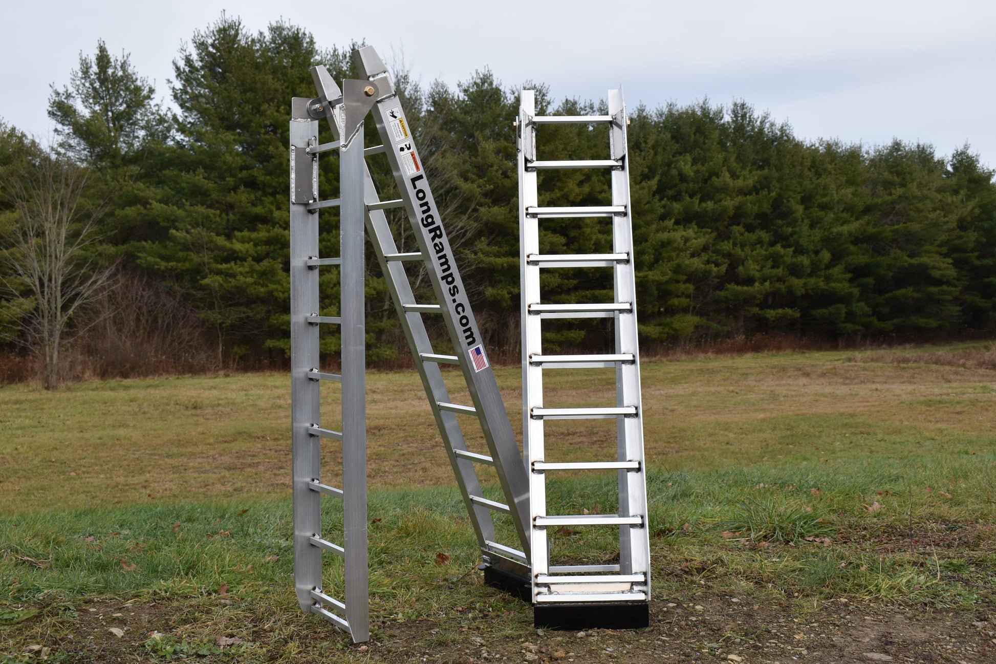 aluminum atv ramp 11 foot mill finish