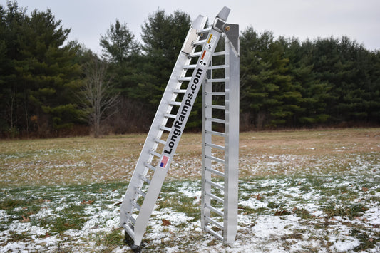 9.5' Dirt Bike/Single Ramp 3" Rung Spacing Outlet Ramp