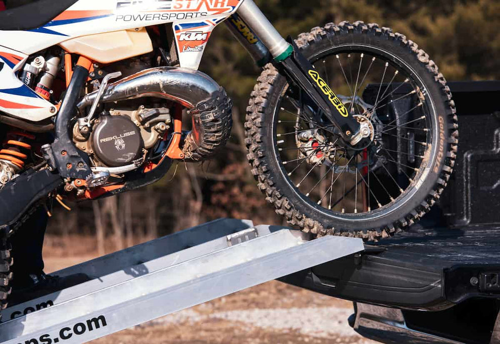 Aluminum Dirt Bike Ramps for Trucks in the USA | LongRamps