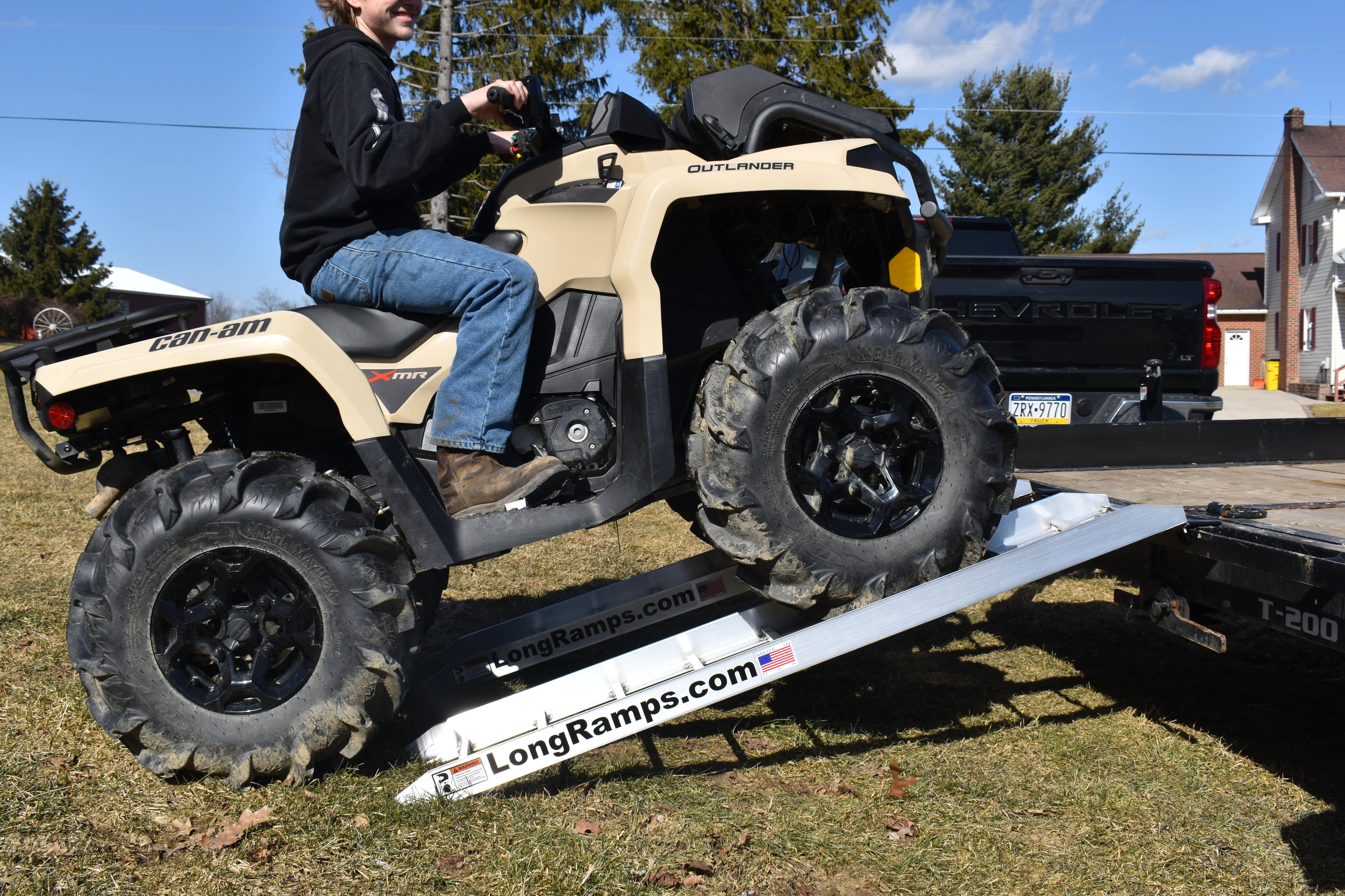 Traler Ramp Aluminum Trailer Ramps | Non-Folding | LongRamps