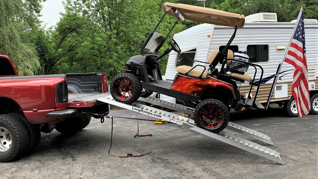 Aluminum Golf Cart Ramps Made in the USA | LongRamps